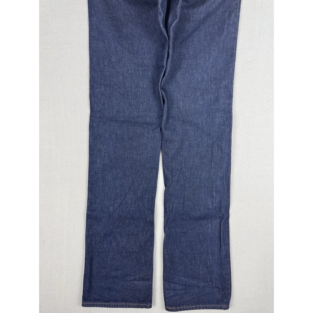 Levis Premium 501 Selvedge Denim Jeans Mens 26x36 (fits 30x35) Dark Wash Blue - Picture 5 of 16
